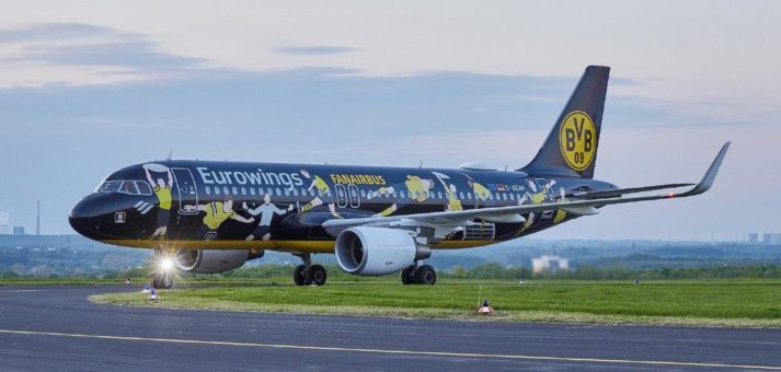 Eurowings schickt den weltweit ersten Fanairbus auf Strecke