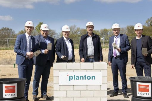 Planton GmbH – Grundsteinlegung für Labor-Neubau in Kiel