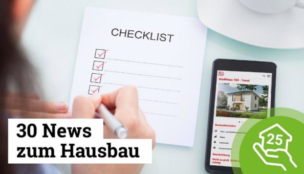 Checkliste für den Hausbau: Das sollten Sie vor dem Hausbau alles bedenken