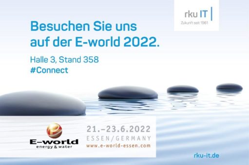 rku.it auf der E-world 2022 mit dem Motto Connect