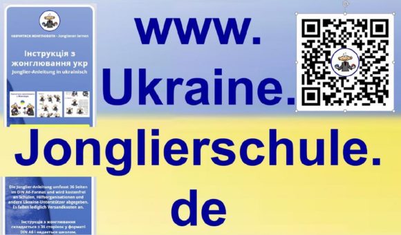 Jonglierschule München empfiehlt Jonglieren mit ukrainischen Flüchtlingen