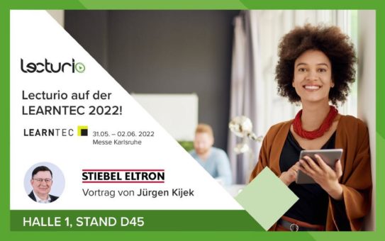 Lecturio präsentiert neue Möglichkeiten digitaler Aus- und Weiterbildung auf der LEARNTEC 2022