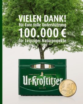 Das Ziel wurde erreicht – Ur-Krostitzer sammelt 100.000 Euro für naturnahe Projekte!
