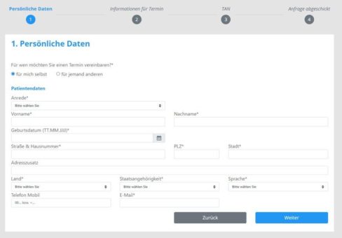 Offen für internationale Patienten