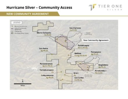 Tier One Silver erhält Gemeinschaftsvereinbarung für Kupfer-Nickel-Prospektionsgebiete auf dem Silberprojekt Hurricane