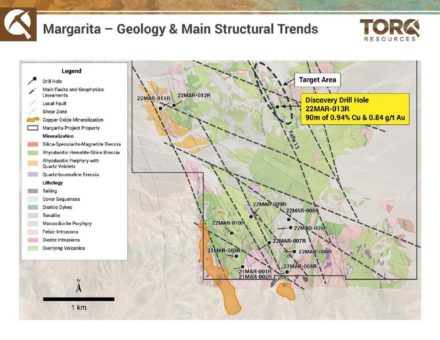 Torq beginnt mit einem Nachfolge-Bohrprogramm für die IOCG-Entdeckung Margarita in Chile