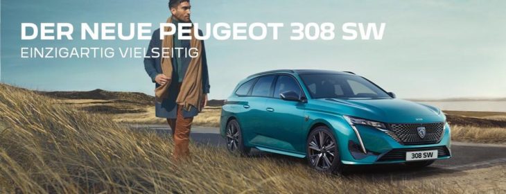 Kampagne zum Marktstart PEUGEOT 308 SW beginnt