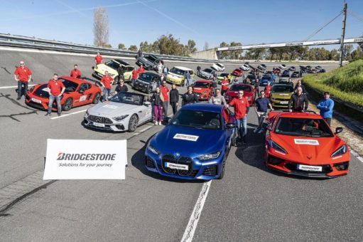 Bridgestone ist Partner der internationalen AUTO BILD „Test the Best“ Aktion in Rom