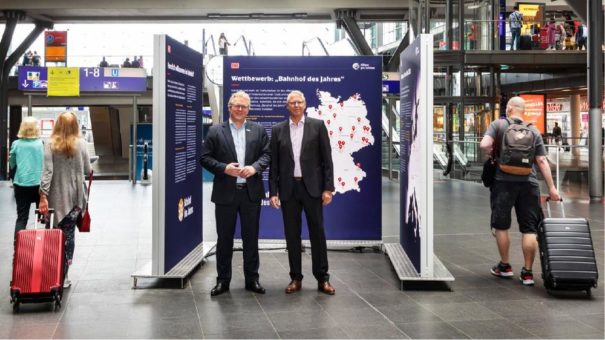 Ausstellung zu prämierten Bahnhöfen startet in Berlin