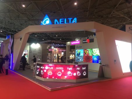 Auf der ISE 2017 (ISE – Integrated Systems Europe) wird Delta seine bahnbrechenden Display- und Überwachungslösungen vorstellen