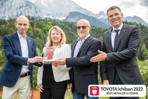 „Ichiban 2022“ geht an drei deutsche Toyota Händler