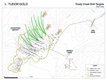 TUDOR GOLD verdoppelt die Explorationsaktivitäten durch den Einsatz von acht Bohrgeräten auf dem Flaggschiffprojekt Treaty Creek im Nordwesten von British Columbia