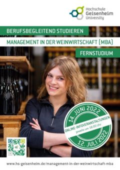 MBA – Management in der Weinwirtschaft – jetzt informieren