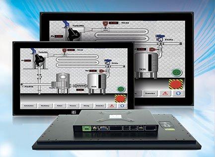 Widescreen-Industrie-Monitor mit IP65-Schutz