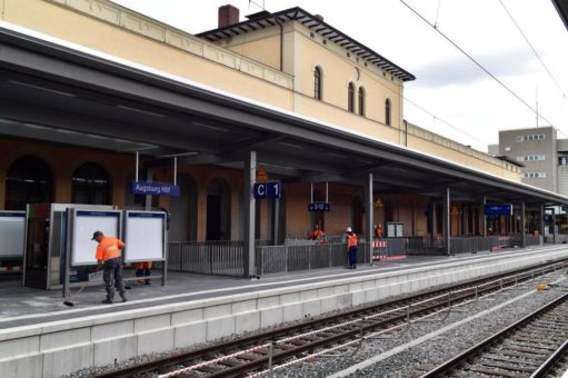 Bahnsteig A öffnet wieder – Bauarbeiten an Gleisen und Bahnsteigen sind abgeschlossen