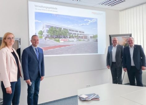 Ansbacher Oberbürgermeister beeindruckt von FEGA & Schmitts knapp 70 Millionen großen Neubauplänen