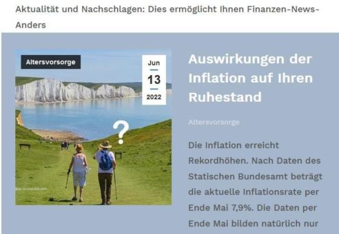 Auswirkungen der Inflation auf Ihren Ruhestand