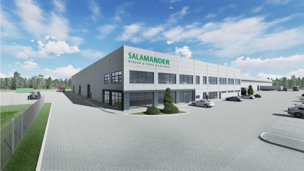 Salamander auf der Erfolgsspur – neues Logistik-Zentrum in Bau
