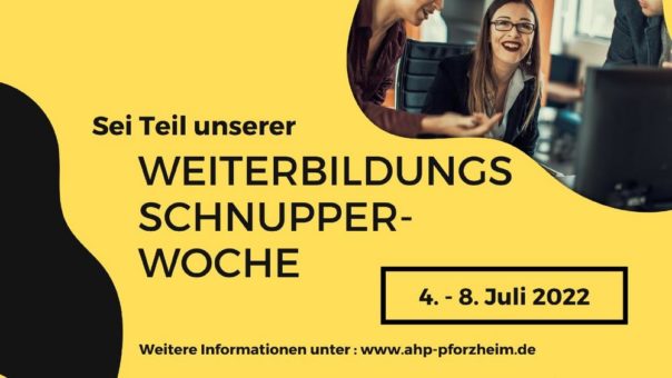 Weiterbildungsschnupperwoche 2022 (Seminar | Online)