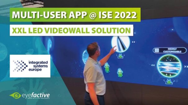 eyefactive zeigt Multi-User Software auf der ISE 2022 in Barcelona