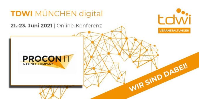 Vortrag und Workshop von PROCON IT bei der TDWI München digital 2021