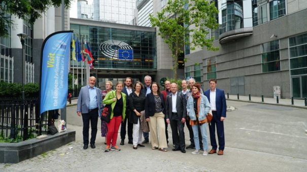 Delegationsreise nach Brüssel: Das DEN auf dem langen Weg nach Europa