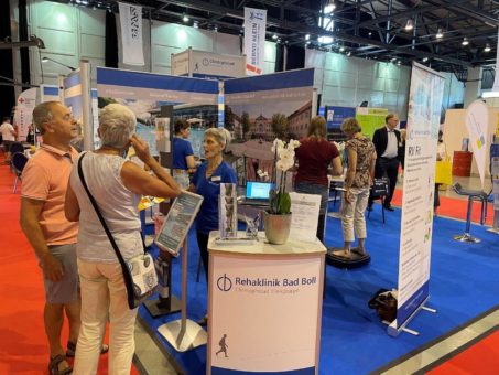 Christophsbad Klinikgruppe bei der Vitawell: Zur Gesundheitsmesse am 25. und 26. Juni waren die Einrichtungen unserer Klinikgruppe an einem großen gemeinsamen Messestand vertreten