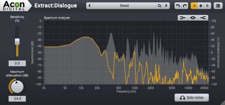 Acon Digital aktualisiert Extract:Dialogue auf Version 1.2 mit verbessertem KI-Modell