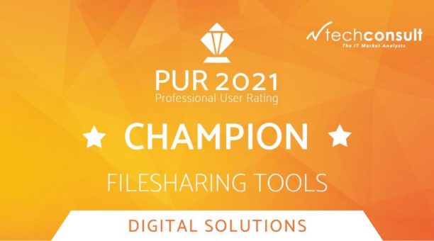 PUR Filesharing-Champion: uniscon erhält für Cloud-Dienst idgard® Top-Bewertung bei unabhängiger Anwenderbefragung