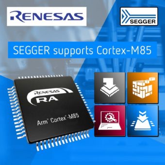 SEGGERs Produktportfolio unterstützt den Arm® Cortex-M85®
