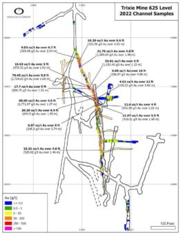 Osisko Development berichtet sehr gute Ergebnisse aus Untertage Probennahmen mit 79,45 Unzen/T Au und 6,27 Unzen/T Ag über 5,5 Fuss einschließlich 434,09 Unzen/T Au und 33,65 Unzen/T Ag über 1,0 Fuss Länge