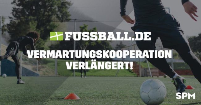 DFB und SPM Sportplatz Media verlängern Vermarktungskooperation für FUSSBALL.DE