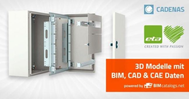 Neuer Produktkatalog von ETA S.p.A: BIM, CAD & CAE Daten beschleunigen den Konstruktionsprozess