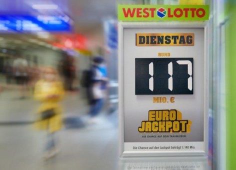 Mega-Rekord: Erstmals Jackpot von 117 Millionen Euro