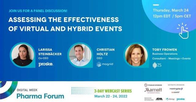 Wie effektiv sind virtuelle und hybride Veranstaltungen?