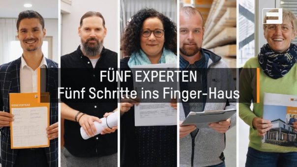 Neues Content-Format von FingerHaus: Fünf Experten-Videos zum Bauablauf