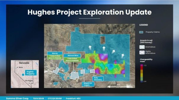 Summa Silver gibt aktuellen Stand der Bohrungen auf hochgradigen Silber-Gold-Projekt Hughes in Nevada bekannt