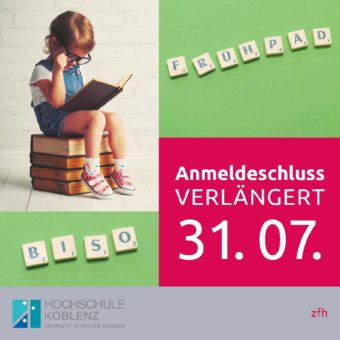 Noch Plätze frei: Berufsbegleitendes Fernstudium für Erzieherinnen und Erzieher an der Hochschule Koblenz