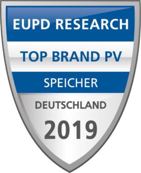 E3/DC ist „Top Brand PV Speicher 2019“ in Deutschland