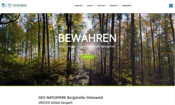 Die Website des Geo-Naturparks im neuen Gewand