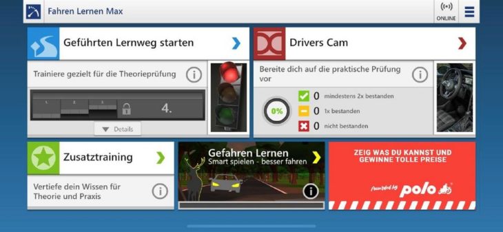 POLO Gewinnspiel in der App „Fahren lernen“