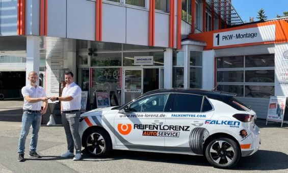 Ein neuer Werkstattersatzwagen für Reifen Lorenz in Lauf