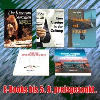 Ein fremder bunter Vogel im Lehrerkollektiv, ein Anruf um 10 Uhr dreißig und ein Handtaschenraub – Fünf E-Books von Freitag bis Freitag zum Sonderprei