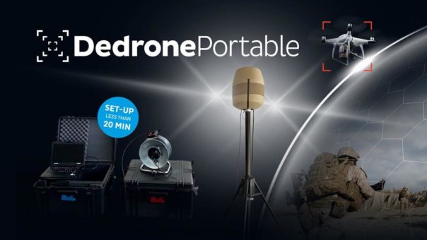 Dedrone präsentiert DedronePortable – Eine Lösung für militärische Organisationen und Unternehmen weltweit