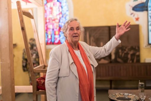 Letztes Ausstellungswochenende / Mary Bauermeister in der Humorkirche Erbenheim