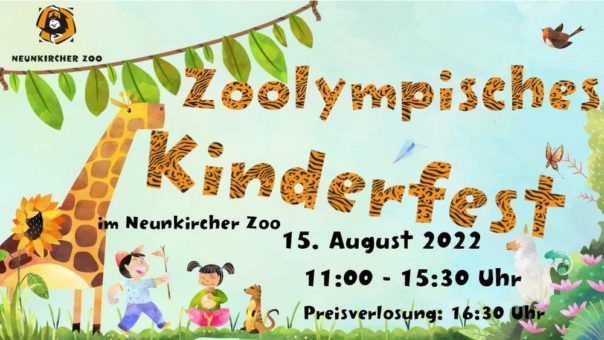 Zoolympisches Kinderfest im Neunkircher Zoo