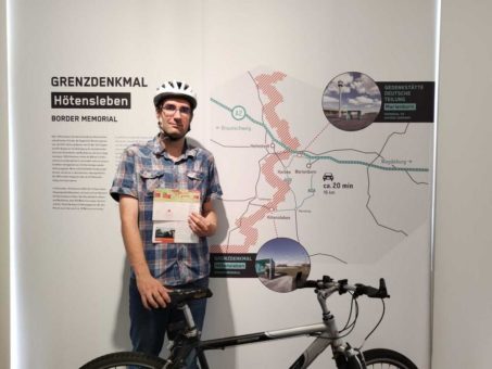 Die Gedenkstätte Deutsche Teilung Marienborn ist Anlaufpunkt und Stempelstelle am Städtepartnerschaftsradweg Braunschweig-Magdeburg