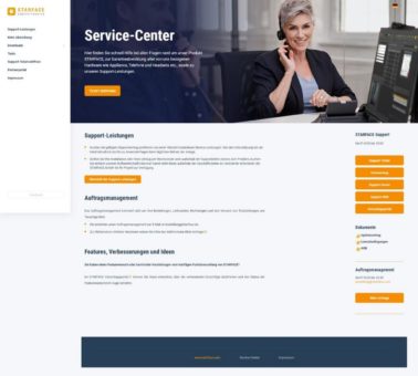 Kurzer Draht für Kunden und Partner: Neue STARFACE Homepage legt klaren Fokus auf Service und Support