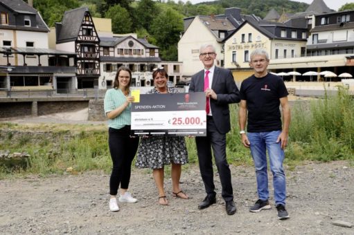 50.000 Euro für Hilfsprojekte im Flutgebiet