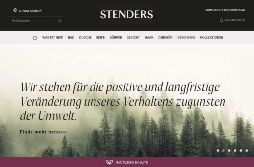 STENDERS startet deutschen Onlineshop